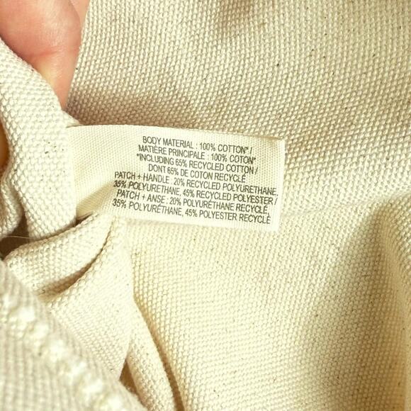 Narciso Rodriguez Parfums Cream Canvas Black Trim Tote Bag - Picture 5 of 5